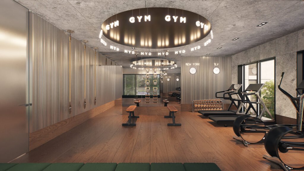 the gym